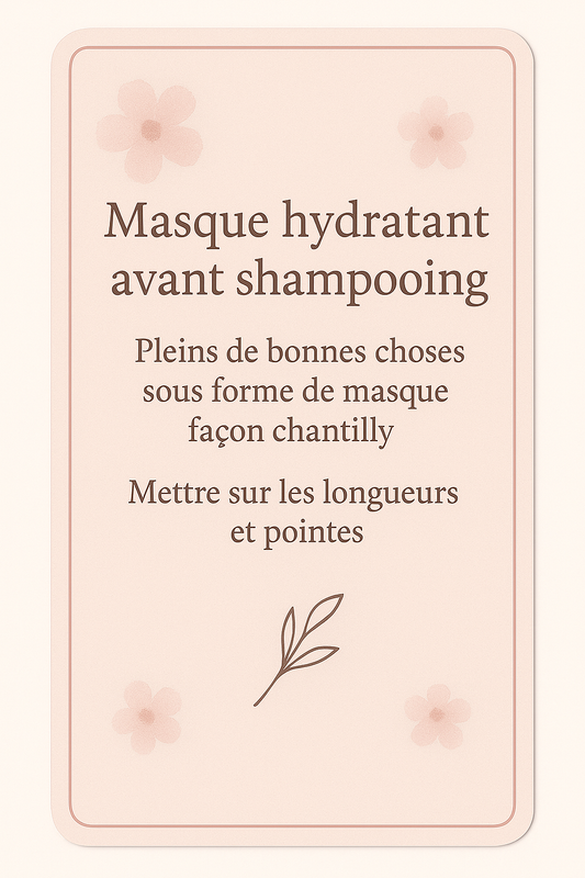 Masque avant shampooing